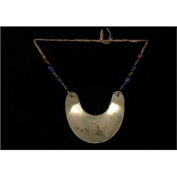 Northern Plains Trade Gorget Strung on Trade Beads…