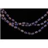 Image 2 : Three Strands of Matched Six Layer Chevron Red, White and Blue Trade Beads…