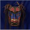 Image 1 : Carved Kwaguhl Kokoquwa Mask by Tim LaFontaine 14" H. Fine Condition…
