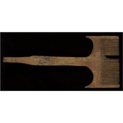 Large Wooden Wool Comb ca. 1900 25 1/2"x 11 1/4" Fair Condition…