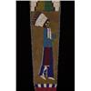 Image 2 : Beaded Knife Sheath with Chief Design 27" L. Good Condition…