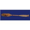Image 1 : Carved and Painted Northwest Coast Cedar Paddle Hummingbird Design 49 1/2" L. Fine Condition…