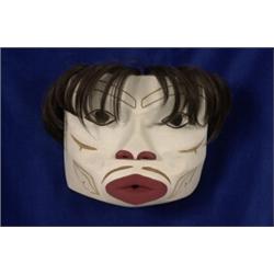 Coast Salish Mask Signed Betty Joe 10" W. 8 1/2" H. Good Condition…