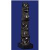 Image 1 : 19TH C. Carved Argillite Totem Unsigned 6 1…