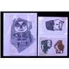Image 1 : Four Unframed Authentic Inuit Stone Cut Pri…