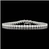 Image 1 : 18k White Gold 6.55ct Diamond Bracelet