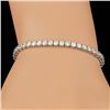 Image 4 : 18k White Gold 6.55ct Diamond Bracelet