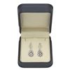 Image 2 : 14K Gold 3.07ct Diamond Earrings