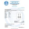 Image 3 : 14K Gold 3.07ct Diamond Earrings