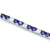 Image 2 : 18k Gold 6ct Sapphire 2.70ct Diamond Bracelet