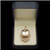 Image 2 : 14K Gold 33.52ct Morganite 17.0ct Diamond Pendant