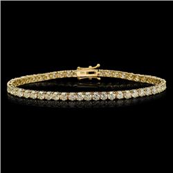 18K Gold 7.85ct Diamond Bracelet
