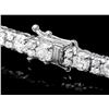 Image 3 : 18k White Gold 8.60ct Diamond Bracelet