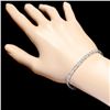 Image 5 : 18k White Gold 8.60ct Diamond Bracelet