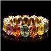 Image 1 : 14k Yellow Gold 14.00ct Sapphire Ring