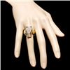 Image 4 : 18k Gold 1.00ct Diamond 0.05ct Ruby Mens Ring