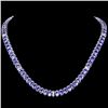 Image 1 : 14k 54.00ct Tanzanite 2.00ct Diamond Necklace