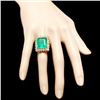 Image 4 : 18k Gold 9.00ct Emerald 2.40ct Diamond Ring