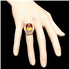 Image 4 : 14k Gold 9.50ct Citrine 1.90ct Diamond Ring