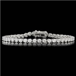 18k White Gold 6.25ct Diamond Bracelet
