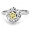 Image 2 : 14k White Gold .72ct Diamond Ring
