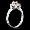 Image 3 : 14k White Gold .72ct Diamond Ring