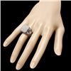Image 3 : 14k White Gold 2.20ct Diamond Mens Ring