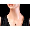 Image 3 : 14k Gold 5.00ct Ruby 0.60ct Diamond Pendant