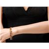 Image 4 : 14k Gold 27ct Sapphire .30ct Diamond Bracelet