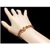 Image 5 : 14k Gold 27ct Sapphire .30ct Diamond Bracelet