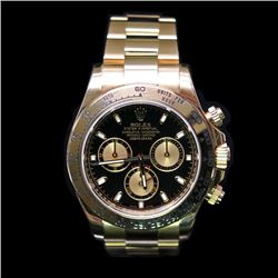 Rolex Daytona 40mm 18K Rose Gold Mens Wristwatch
