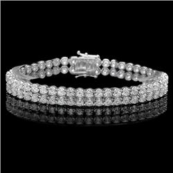 18k White Gold 10.80ct Diamond Bracelet