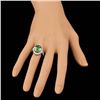 Image 4 : 14k Gold 8.00ct Tourmaline 1.25ct Diamond Ring