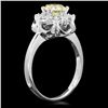 Image 3 : 14k White Gold 1.3ct Diamond Ring