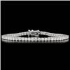 Image 1 : 18k White Gold 5.30ct Diamond Bracelet