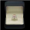 Image 4 : 14K Gold 5.84ct Morganite 1.81ct Diamond Ring