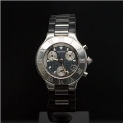 Cartier Must 21 Chronoscaph Men's Wristwatch