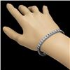 Image 2 : 14K Gold 5.85ct Diamond Bracelet