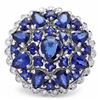 Image 2 : 14k Gold 7.50ct Sapphire 0.75ct Diamond Ring