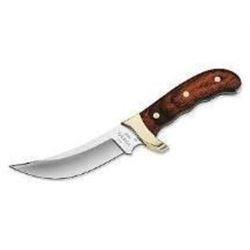 *NEW* BUCK Kalinga, Rosewood Handle, Plain, Leather Sheath 033753124006