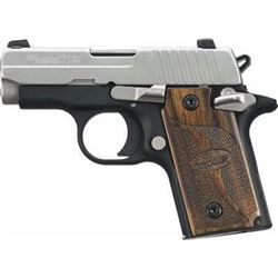 *NEW* SIG SAUER P238 SAS 380 ACP 2.7  6+1 w/Night Sight Wood Grip 2Tone 798681418954