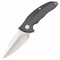 *NEW* BROUS BLADES, Limited Edition Caliber, Black G-10 Handle, Plain MNA-BRJB-002