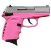 Image 1 : *NEW* SCCY CPX-1 Gen 2 DAO 9mm 3.1" 10+1 Pink Poly Grip/Frame SS Slide 857679003067