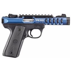 *NEW* RUGER 22/45 Single/Double 22 LR 4.4  10+1 Black Polymer Grip Blue Upper 736676039081