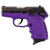 Image 1 : *NEW* SCCY CPX-1 Carbon Purple DAO 9mm 3.1" 10+1 Integral Grip Purple Carbon Slide 857679003197