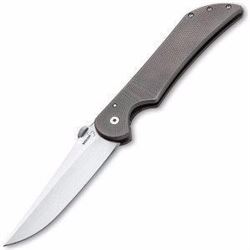 *NEW* BOKER, Stingray, Titanium Handle, Satin VG-10 Drop Point Plain UPC Code: 788857030011