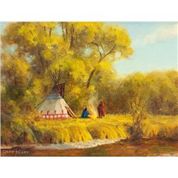 Gary Kapp | b. 1942 NWR | River Camp