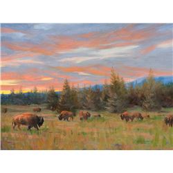 Roger Williams | b. 1954 | Yellowstone Evening