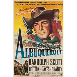 Unknown Maker  | Randolph Scott Movie Poster: Albuquerque