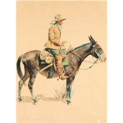 Frederic Remington | 1861 - 1909 ANA, NIAL | An Army Packer